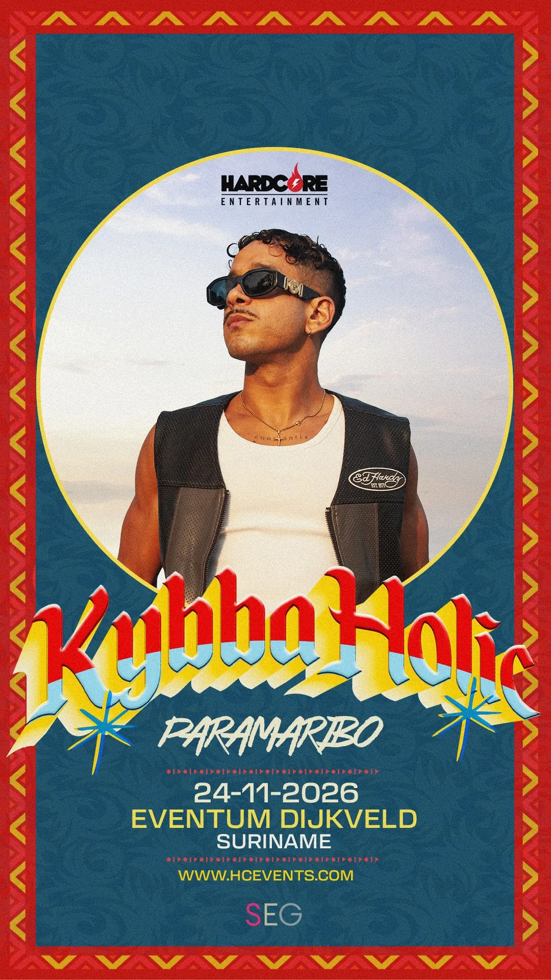 Storyflyer: Kybbaholic Paramaribo, 24-11-2026, Eventum Dijkveld, Suriname